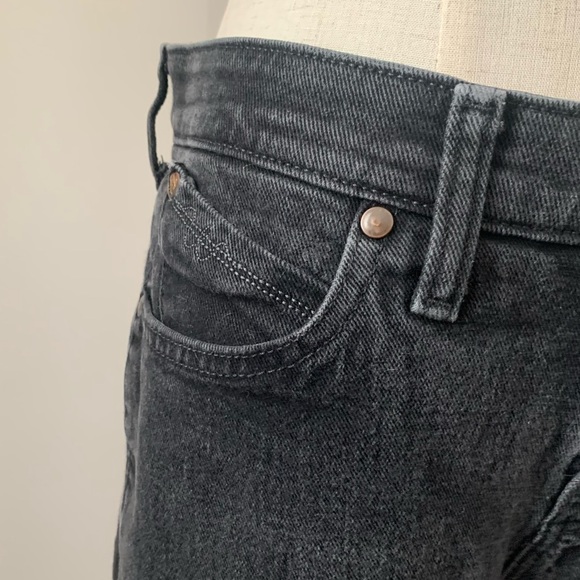 Wrangler Black Q Baby No Back Gap Mid-Rise Boot Cut Riding Jeans - Picture 3 of 14